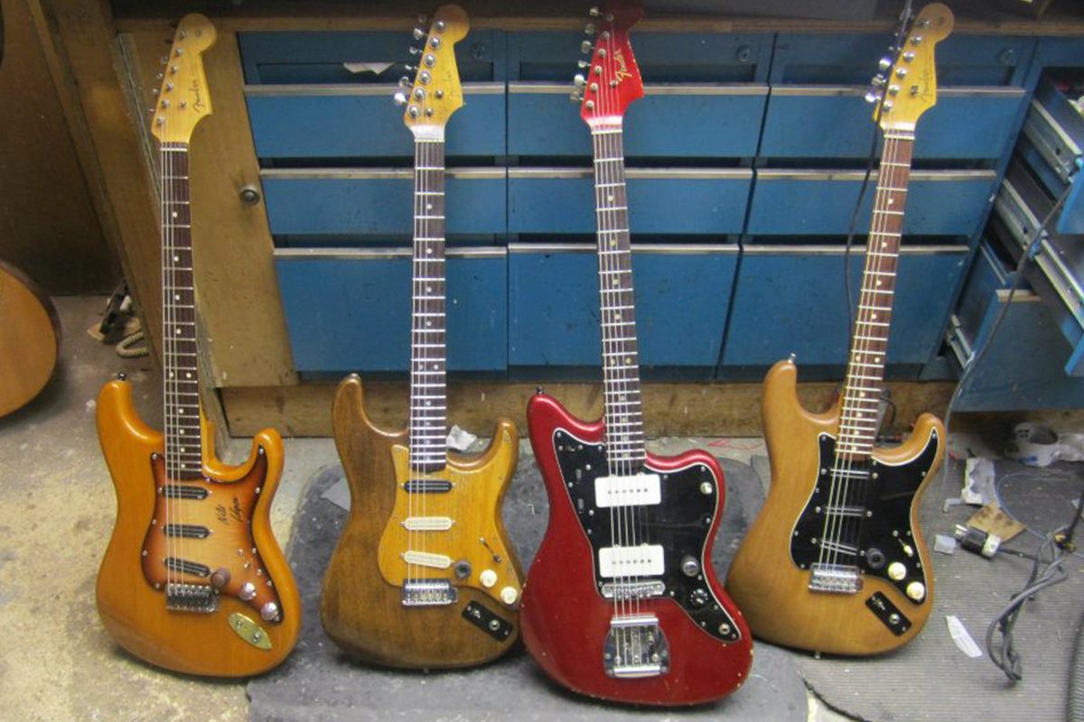 Nils Lofgren’s Four Main Guitars Ready For Tour